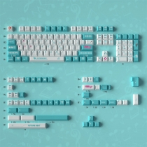 MIKU 104+25 Full PBT Dye-subbed Keycaps Set for Cherry MX Mechanical Gaming Keyboard